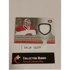 Carey Price Jersey Relics 2018-19 Tim Hortons Upper Deck NHL J-CP SKU#12235